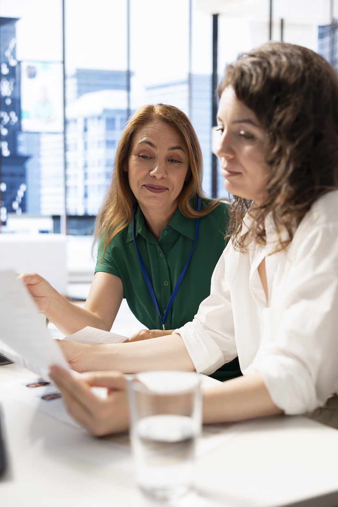 Team of HR employers preparing interview questions to vet selected applicants